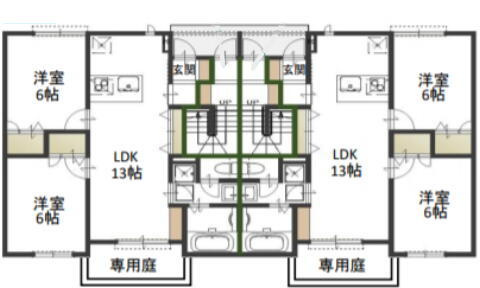コンフォールK ⅢAの間取り