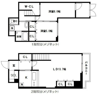 【間取り】 | Ｙ’s大手通