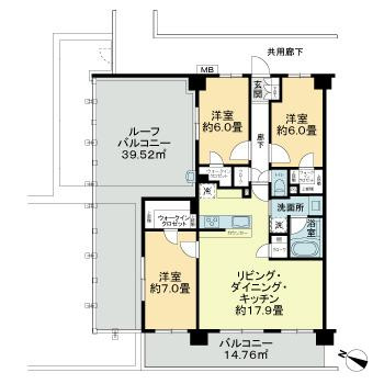 【間取り】 | サンクレイドル桜街道レジデンス