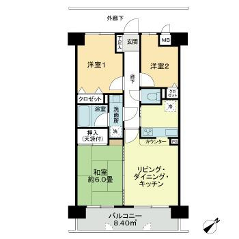 【間取り】 | ハイホーム立川一番町