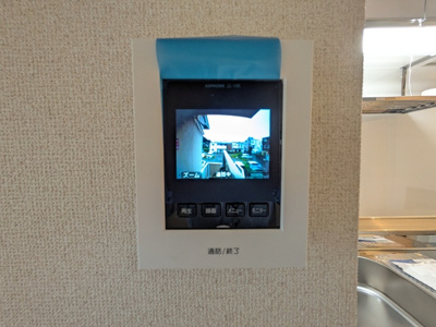 来訪者を確認できるTVモニターホン♪