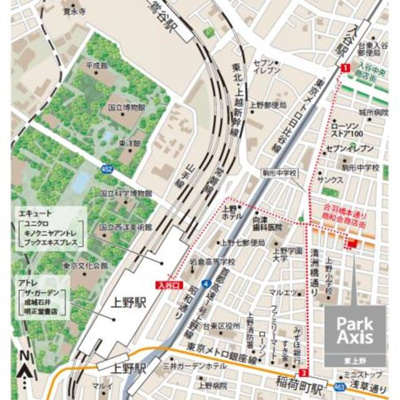 【地図】 | パークアクシス東上野