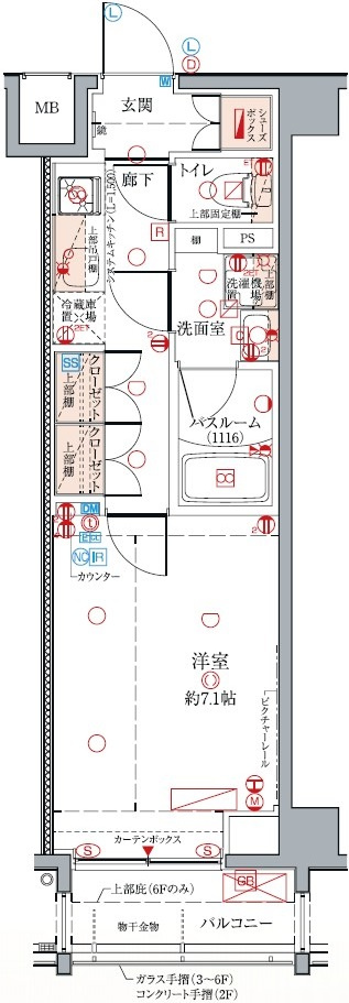 クレヴィスタ亀戸Ⅴの間取り
