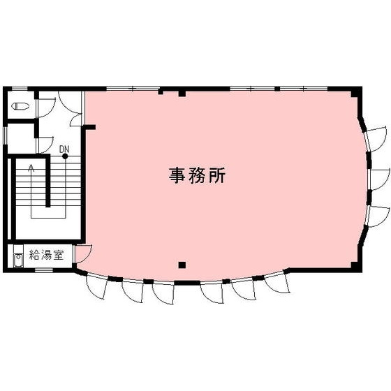岐阜市近島３丁目の事務所の間取り
