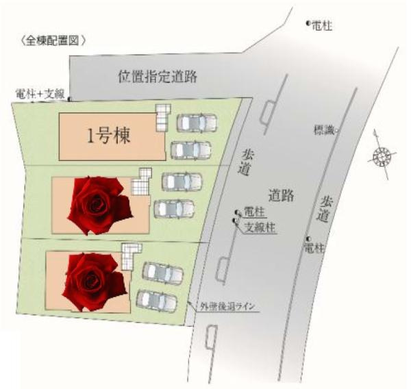 横浜市青葉区若草台の中古一戸建の区画図|最終1棟の販売です！
お気軽にお問合せ下さい！