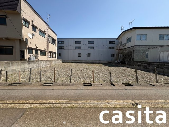 【外観】 | 【建築条件なし】大仙市大曲丸子町 区画の整った住宅街 西側道路は消雪道路の57.08坪 住宅用地