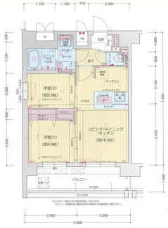 【間取り】 | プレリス阿波座Bloom