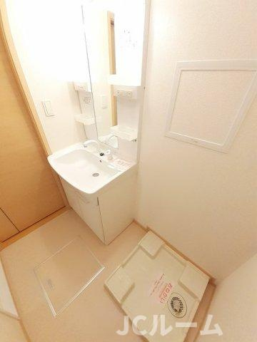 グランシャレー栄の洗面所