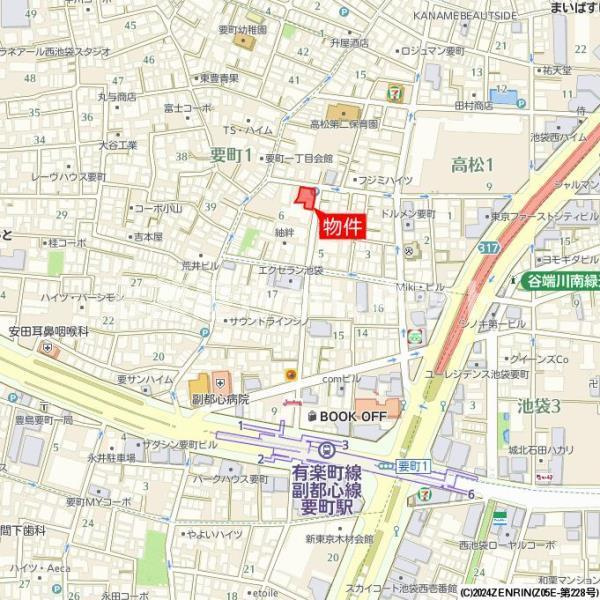 ブランシェ要町【おとり物件なし】#学生・社会人にオススメ！初期費用分割払いOK！の地図