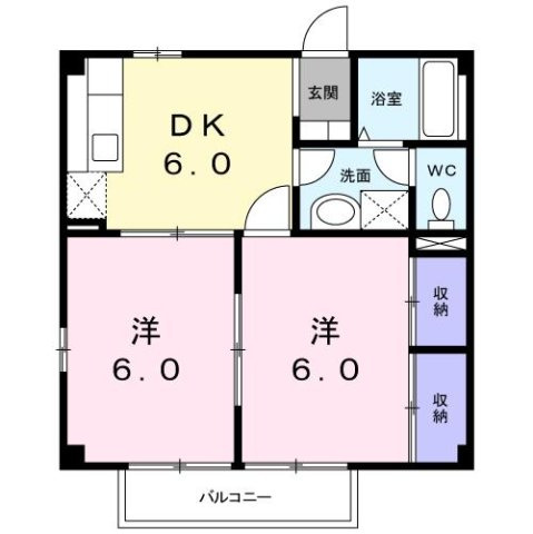 ブランマージュの間取り