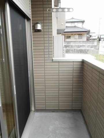 サンセリアンＢのバルコニー