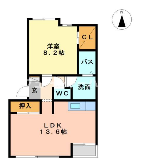 サンライズ東光台の間取り