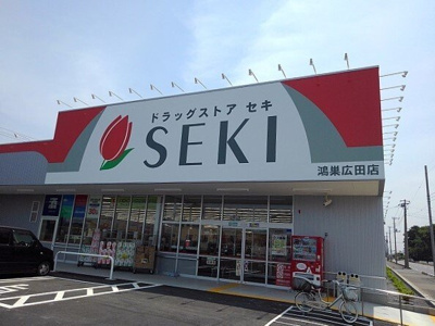 【周辺】 | レッド　キャッスルⅢ | ドラッグストアセキ鴻巣広田店まで850m