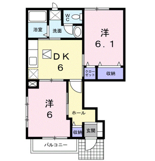 【間取り】 | リバーサイドＢ