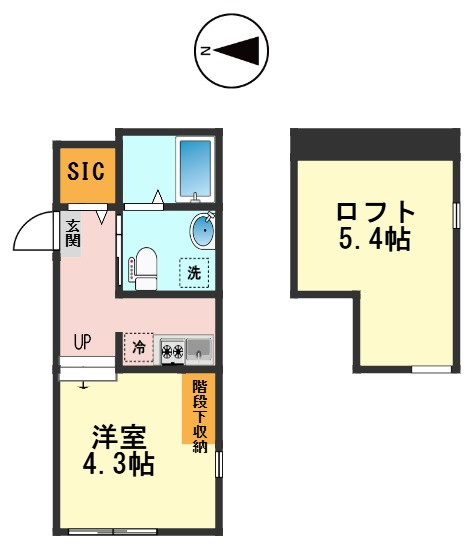 ハーモニーテラス北小岩XⅧの間取り