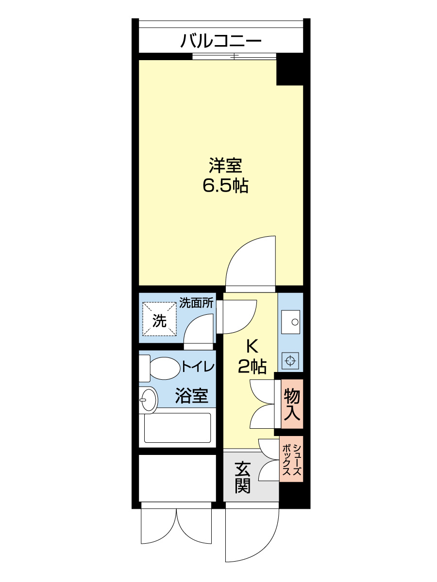 ライオンズマンション山王の間取り