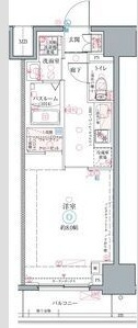 クレヴィスタ名古屋上前津の間取り