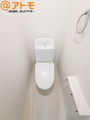 【トイレ】 | 島田市中溝町第1期　新築戸建　2号棟 | 年代を問わず使いやすい洗浄機能付きのトイレ♪肌への負担をも減らせるのでお子様の敏感なお肌も安心！