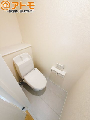 【トイレ】 | 島田市御仮屋町　新築戸建　A号棟 | 毎日使うトイレだからこそ機能性を重視したいですよね！温水洗浄便座で快適な時間をお過ごしください♪