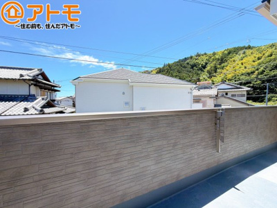 【バルコニー】 | 島田市野田　新築戸建　B号棟 | 陽当りの良いバルコニーはお洗濯物はもちろんお布団もふかふかになります♪