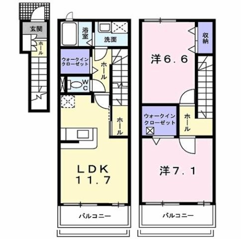 モルティⅢの間取り