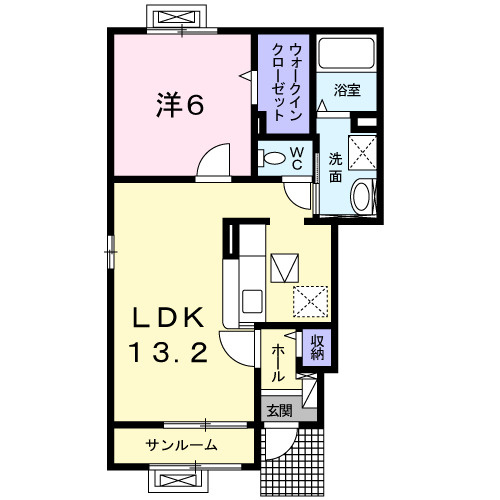 フリーデの間取り