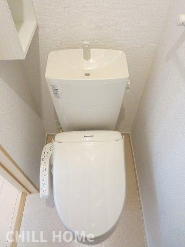 アリエッタⅢのトイレ|当社、チルホームのHPもご覧ください(^^)/物件情報多数♪