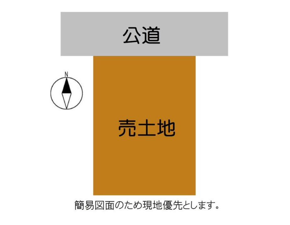 知多郡武豊町字向陽４丁目　売り土地の土地図