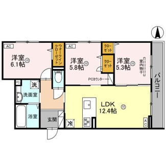 【間取り】 | トリシア新庄