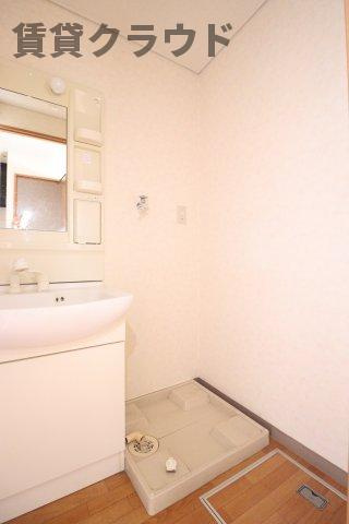 ルミナスワンの洗面所|明るい洗面所です