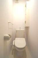 清潔感のあるトイレです