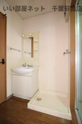 クレストール蘇我の洗面所|朝の準備に活躍する、洗面化粧台！