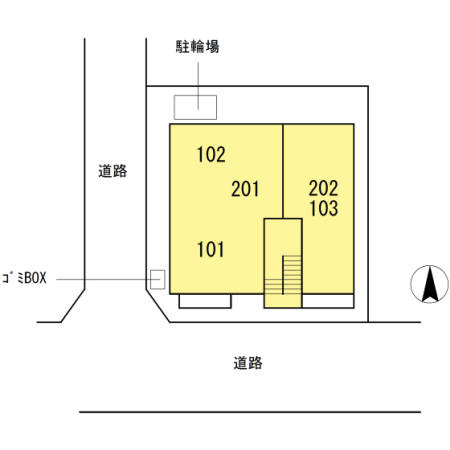 グレイス色葉の区画図