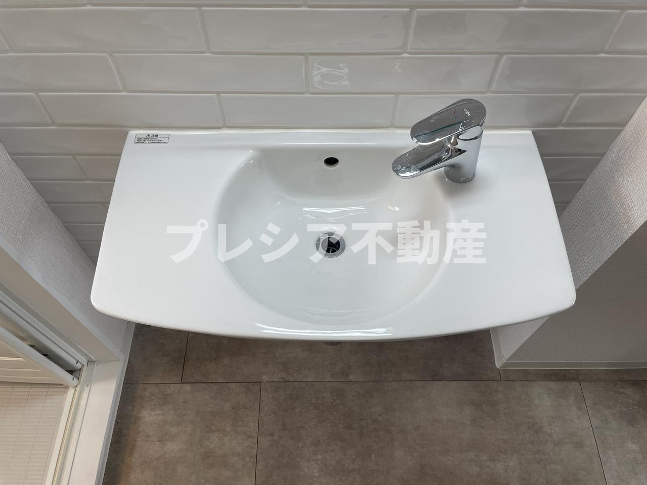 一ノ谷グリーンハイツI棟の洗面所