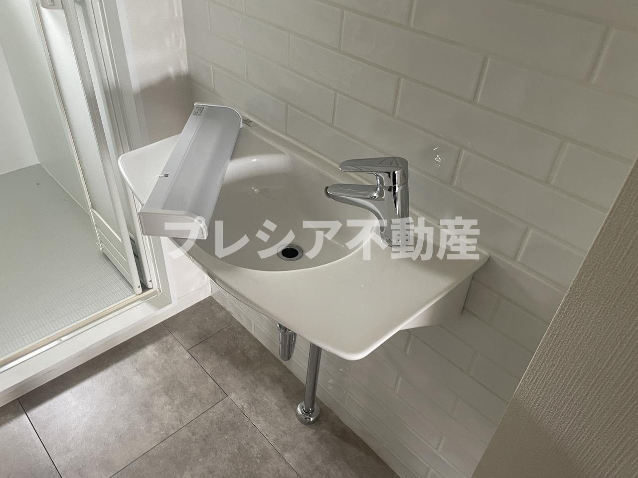 一ノ谷グリーンハイツI棟の洗面所