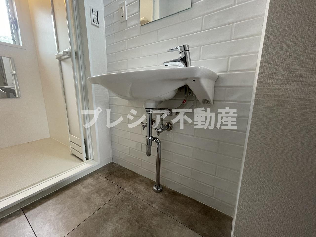 一ノ谷グリーンハイツI棟の洗面所