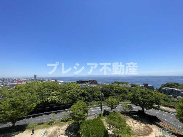 一ノ谷グリーンハイツI棟の展望