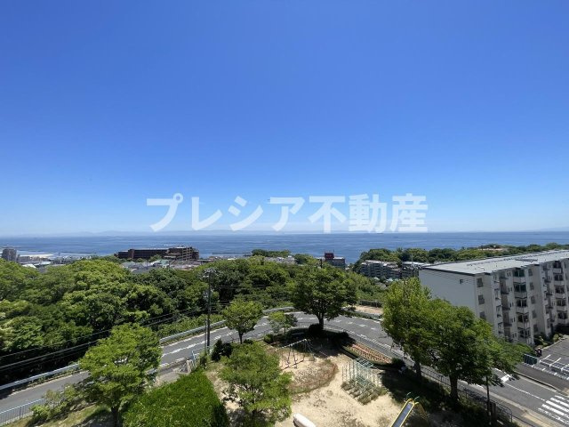 一ノ谷グリーンハイツI棟の展望