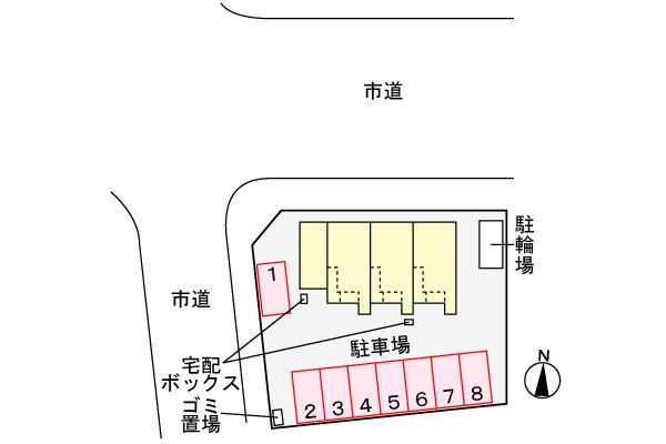 カルメルの区画図