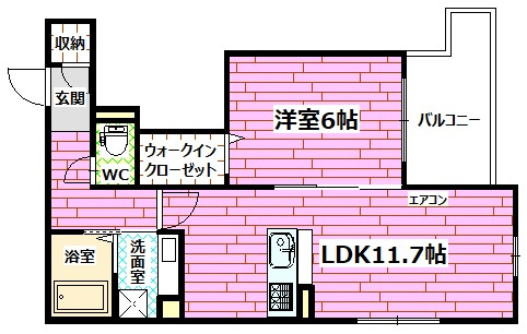 メゾンモンレーヴの間取り