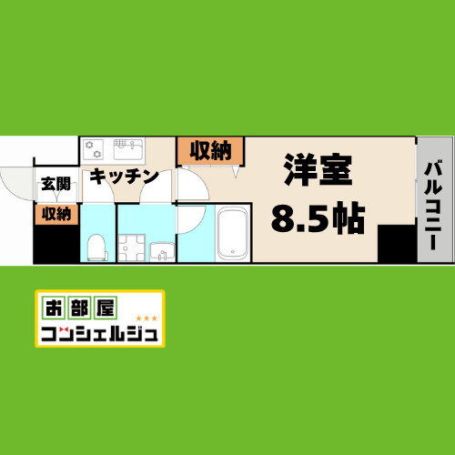 プロシード金山3の間取り