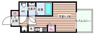 【間取り】 | セレニテ十三ミラク