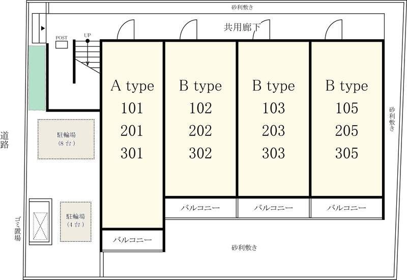 リブリ・豊四季の区画図