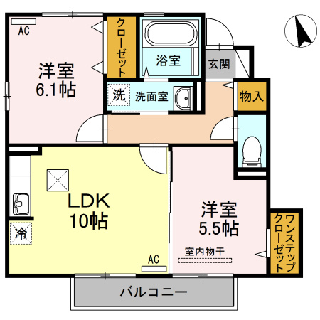 ルーチェ上町の間取り