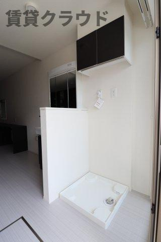 エル シャトーの洗面所|忙しい朝には欠かせない洗面所です