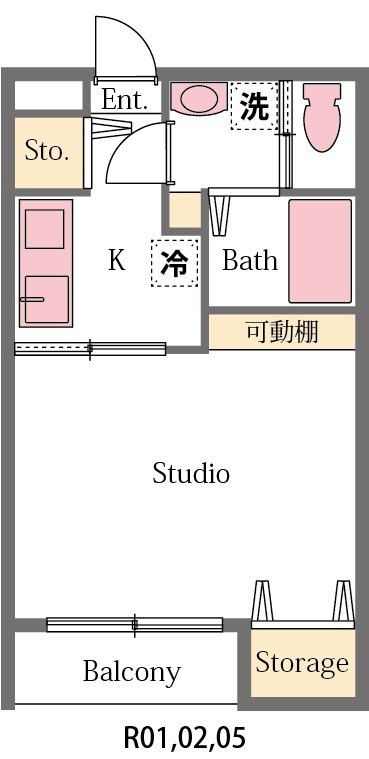 スクワイアの間取り