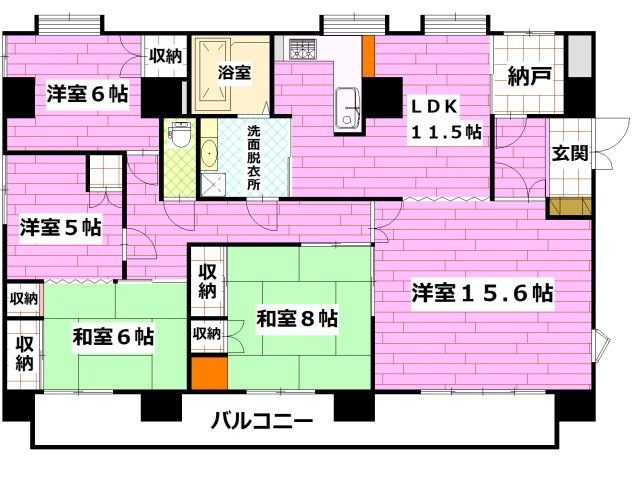 グリームマンションの間取り