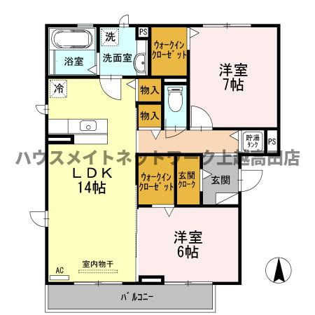 グランリーオ Ⅰの間取り|間取図