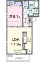 【間取り】 | 1LDKの間取りです！