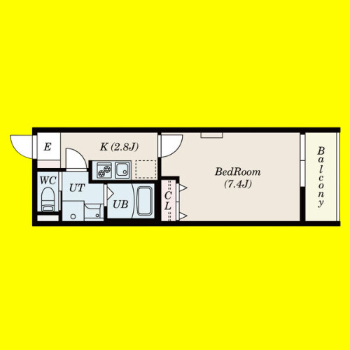 Patina岩塚　名古屋市賃貸　仲介手数料無料の間取り
